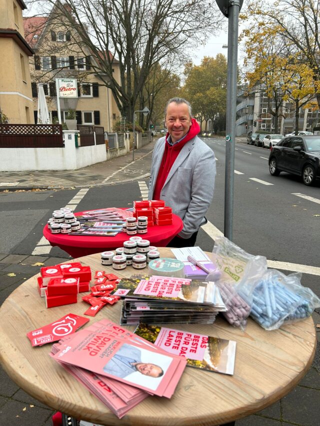 Bild zum Termin Infostand mit David Wilk