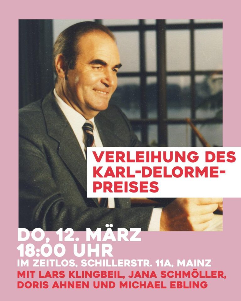Verleihung des Karl-Delorme-Preises